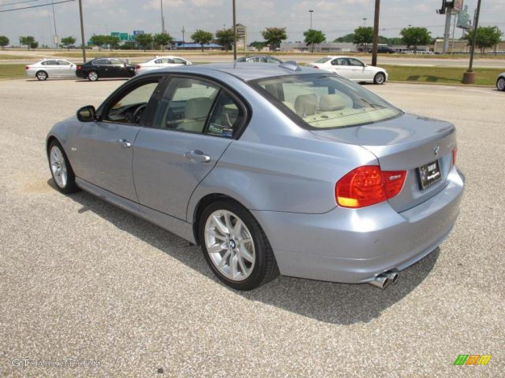 2010 3 Series 328i Sedan - Blue Water Metallic / Beige photo #6