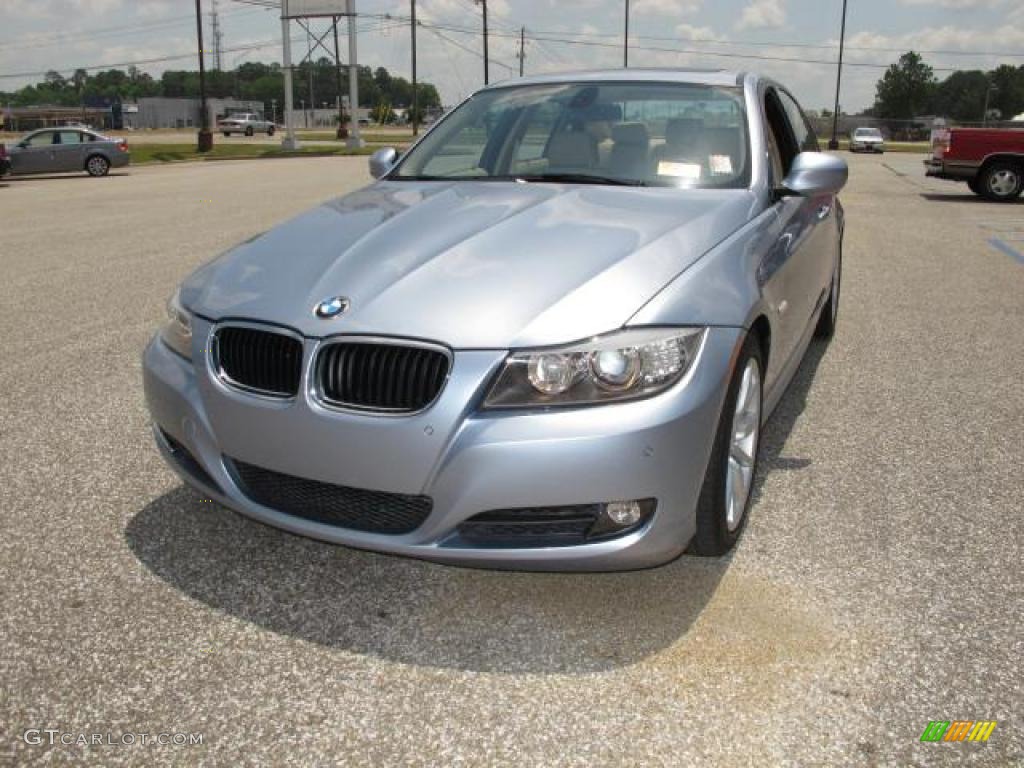 2010 3 Series 328i Sedan - Blue Water Metallic / Beige photo #9