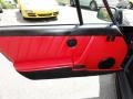 1986 Porsche 911 Red Interior Door Panel Photo