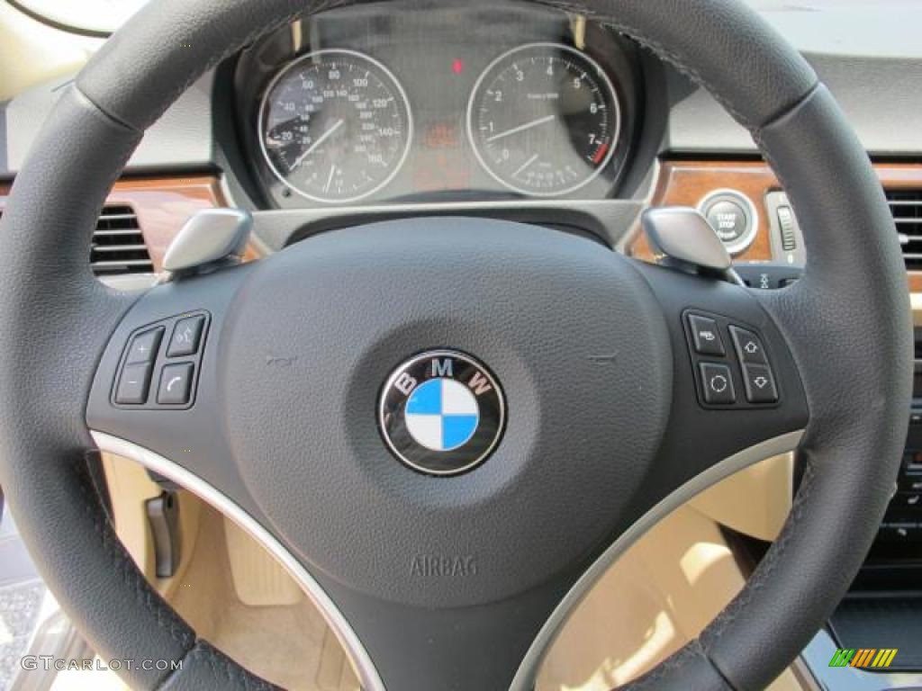 2010 3 Series 328i Sedan - Blue Water Metallic / Beige photo #27