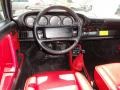 1986 Porsche 911 Red Interior Steering Wheel Photo