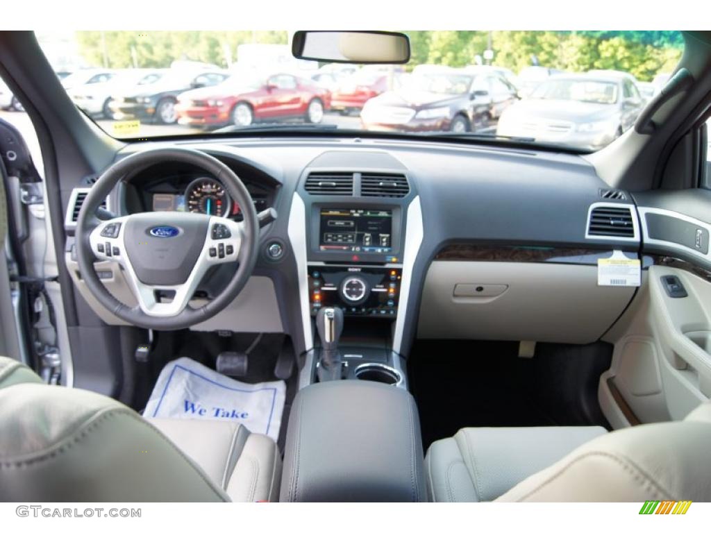 2011 Explorer Limited - Ingot Silver Metallic / Medium Light Stone photo #21