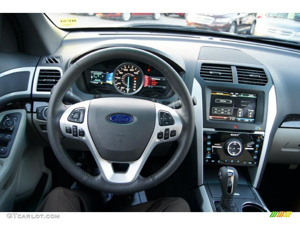 2011 Ford Explorer Limited Medium Light Stone Dashboard Photo #49167008