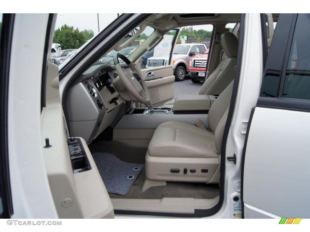 Stone Interior 2011 Ford Expedition Limited 4x4 Photo #49167353