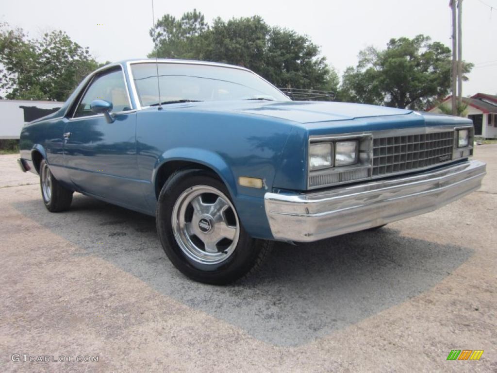 Dark Blue Metallic 1983 Chevrolet El Camino Conquista Exterior Photo #49167473