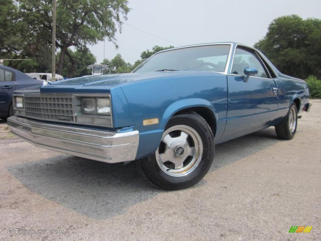 Dark Blue Metallic 1983 Chevrolet El Camino Conquista Exterior Photo #49167491