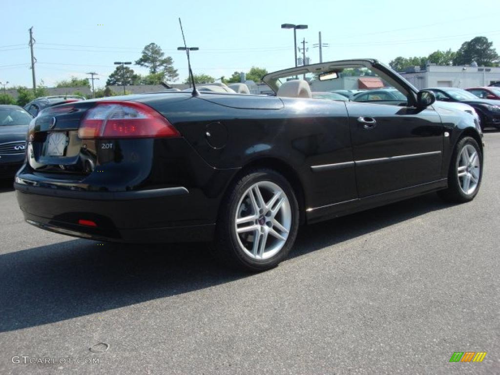 2007 9-3 2.0T Convertible - Black / Parchment photo #4