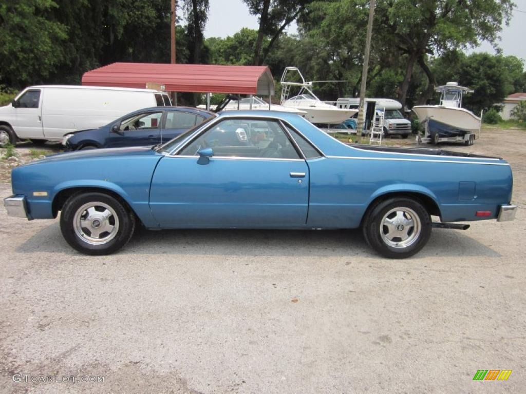 Dark Blue Metallic 1983 Chevrolet El Camino Conquista Exterior Photo #49167506