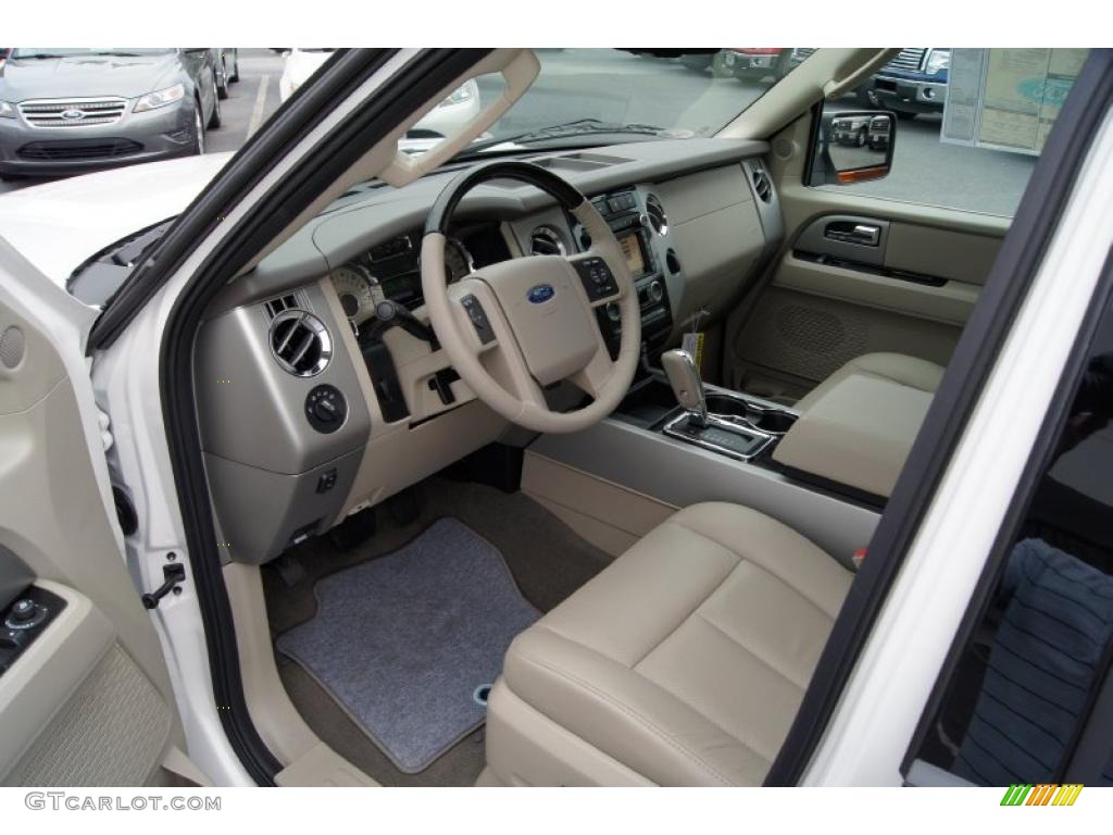 Stone Interior 2011 Ford Expedition Limited 4x4 Photo #49167653