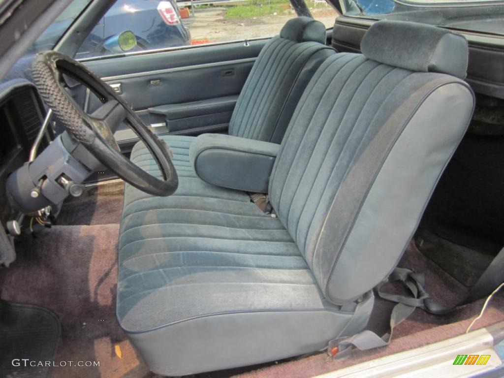 Blue Interior 1983 Chevrolet El Camino Conquista Photo #49167695