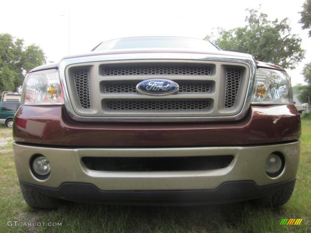 2006 F150 King Ranch SuperCrew - Dark Copper Metallic / Castano Brown Leather photo #2