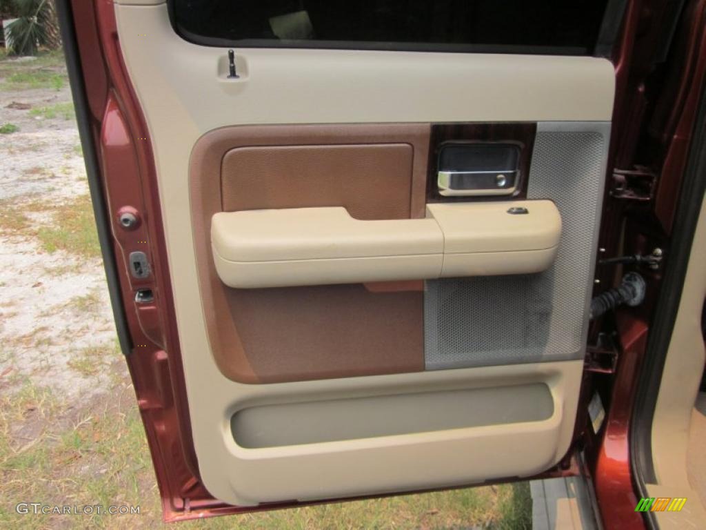 2006 F150 King Ranch SuperCrew - Dark Copper Metallic / Castano Brown Leather photo #22
