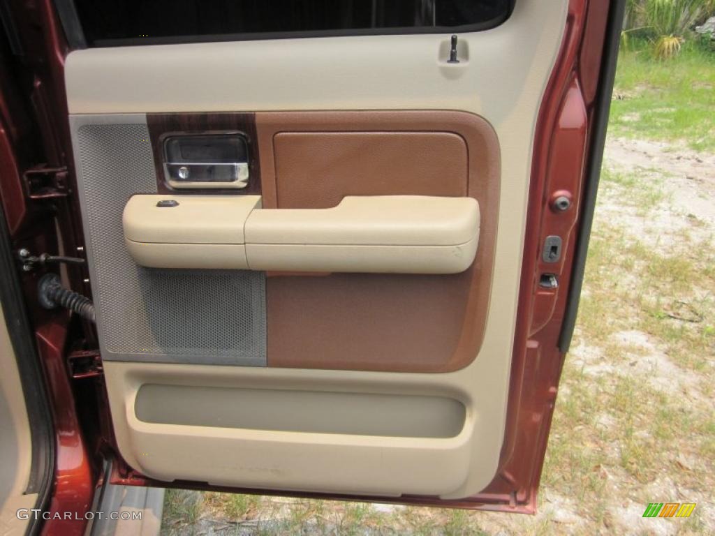 2006 F150 King Ranch SuperCrew - Dark Copper Metallic / Castano Brown Leather photo #23