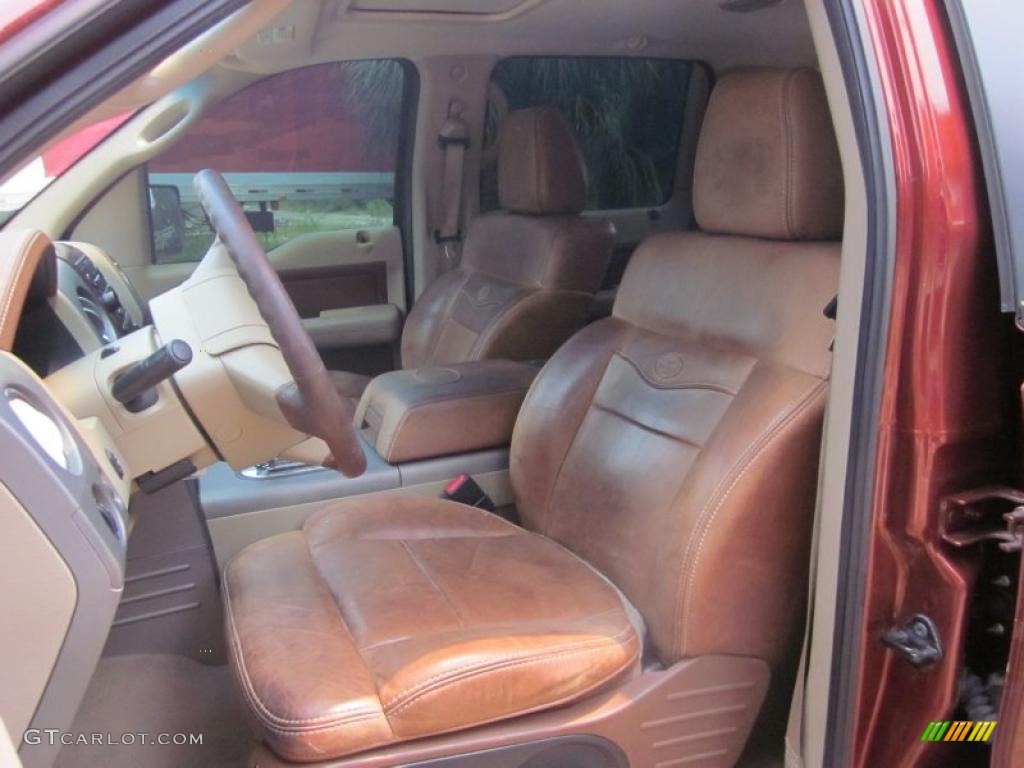 2006 F150 King Ranch SuperCrew - Dark Copper Metallic / Castano Brown Leather photo #24