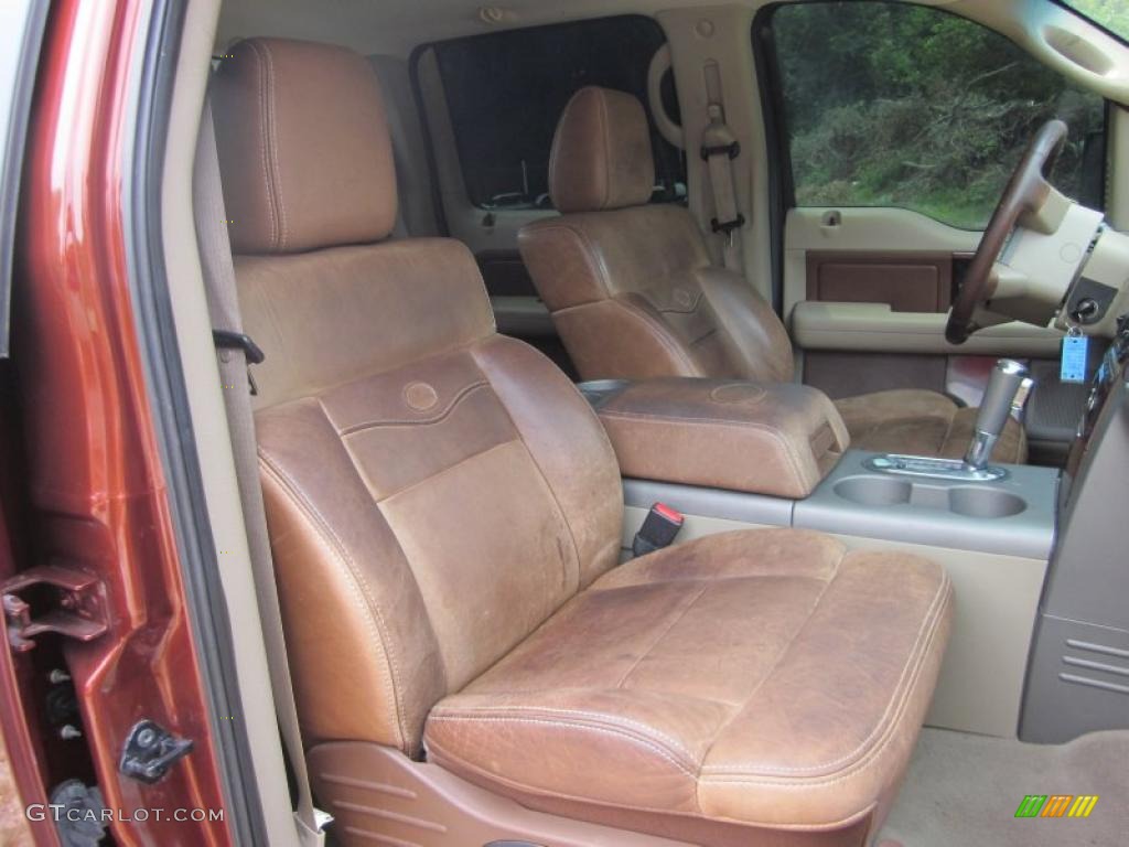 2006 F150 King Ranch SuperCrew - Dark Copper Metallic / Castano Brown Leather photo #25