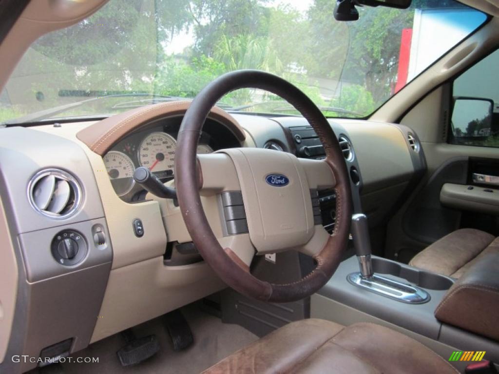 2006 F150 King Ranch SuperCrew - Dark Copper Metallic / Castano Brown Leather photo #28