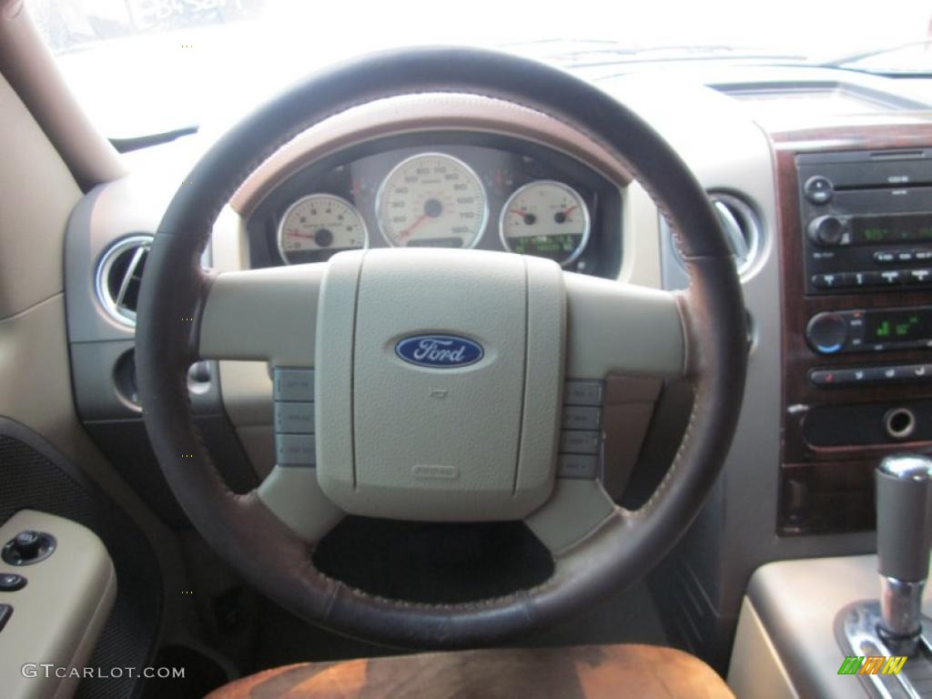 2006 F150 King Ranch SuperCrew - Dark Copper Metallic / Castano Brown Leather photo #30