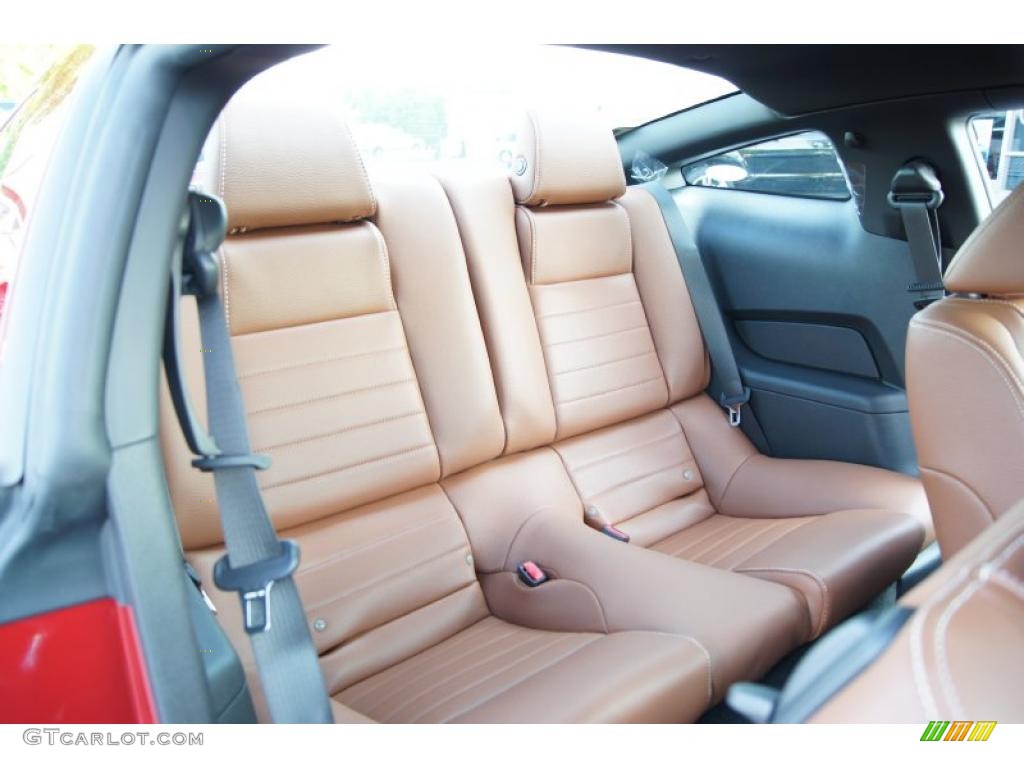 Saddle Interior 2012 Ford Mustang V6 Premium Coupe Photo #49168607