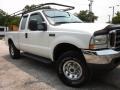 2004 Oxford White Ford F250 Super Duty XLT SuperCab 4x4  photo #3