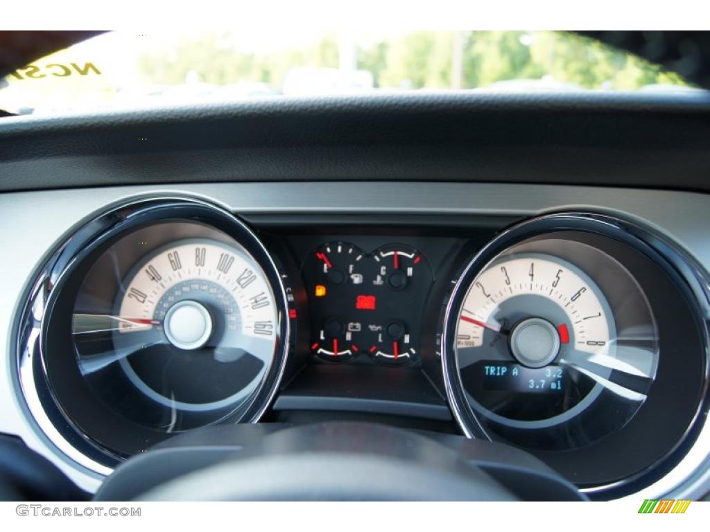 2012 Ford Mustang V6 Premium Coupe Gauges Photo #49168742