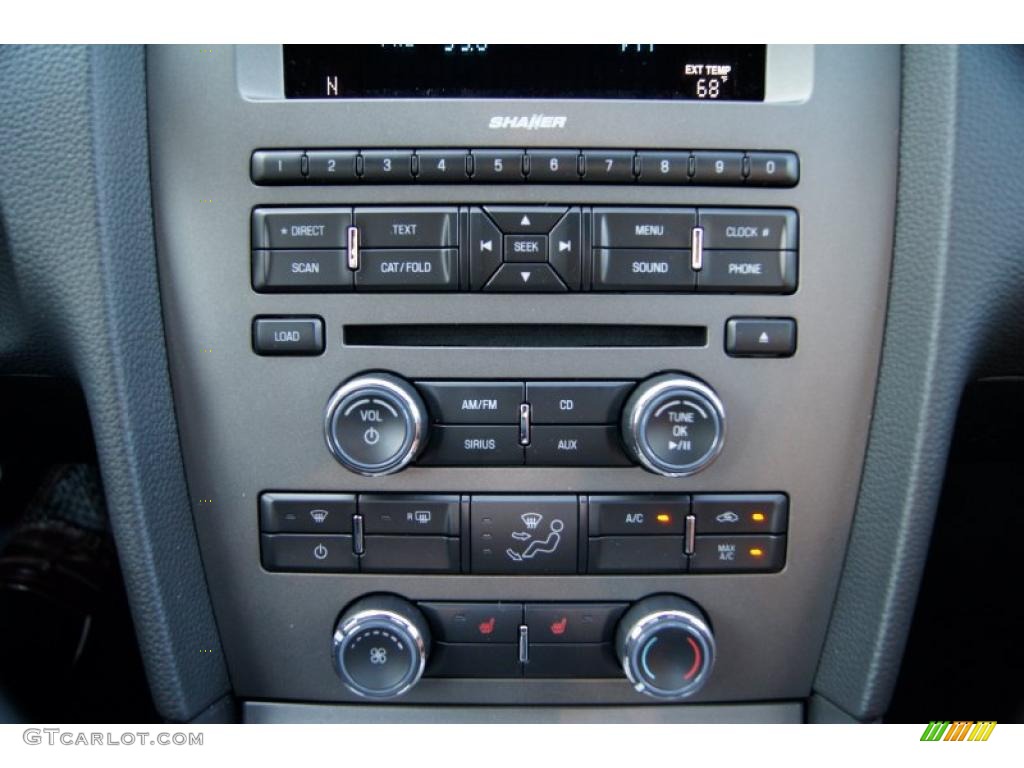 2012 Ford Mustang V6 Premium Coupe Controls Photo #49168817