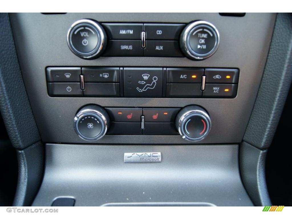 2012 Ford Mustang V6 Premium Coupe Controls Photo #49168832