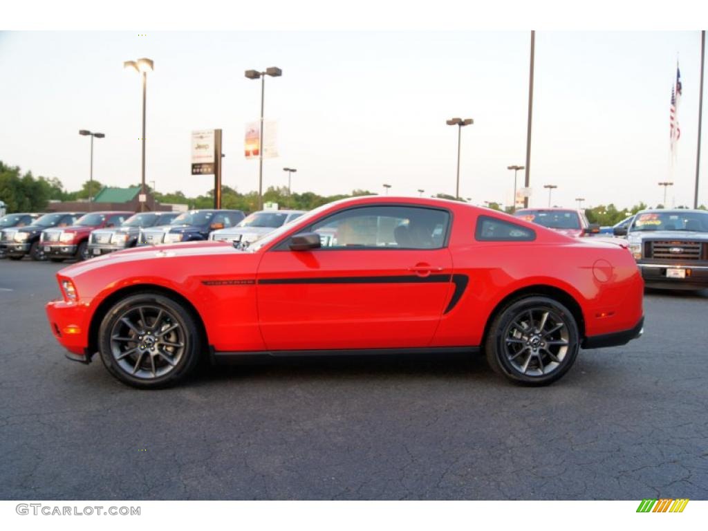 2012 Mustang V6 Mustang Club of America Edition Coupe - Race Red / Charcoal Black photo #5