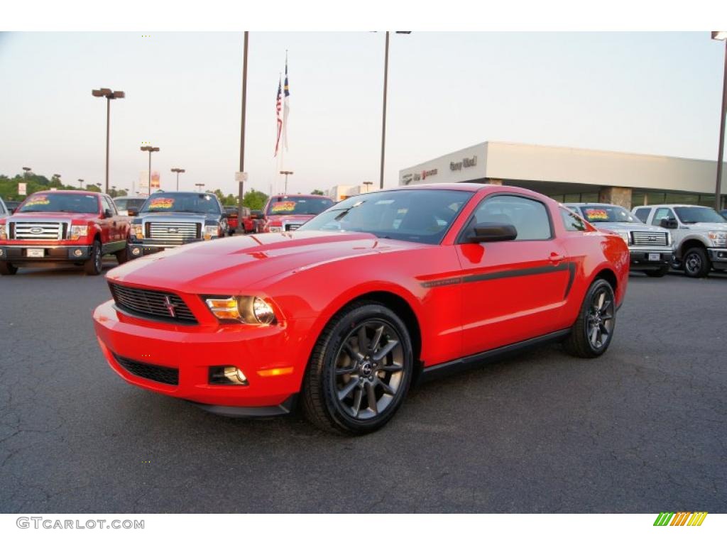 2012 Mustang V6 Mustang Club of America Edition Coupe - Race Red / Charcoal Black photo #6
