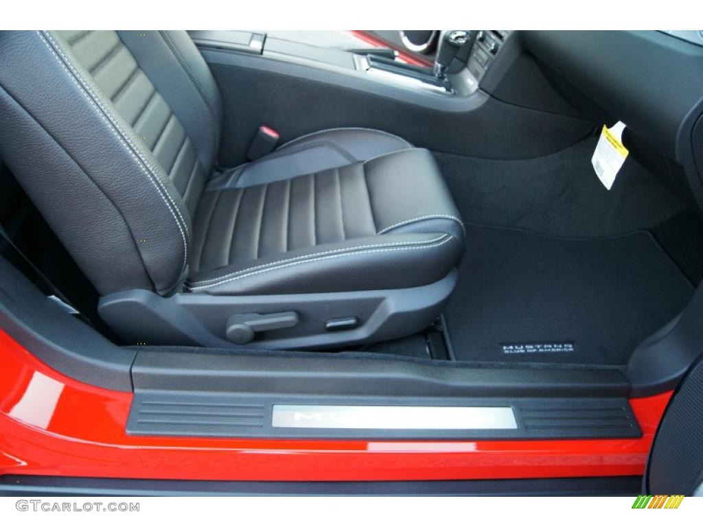 Charcoal Black Interior 2012 Ford Mustang V6 Mustang Club of America Edition Coupe Photo #49169084