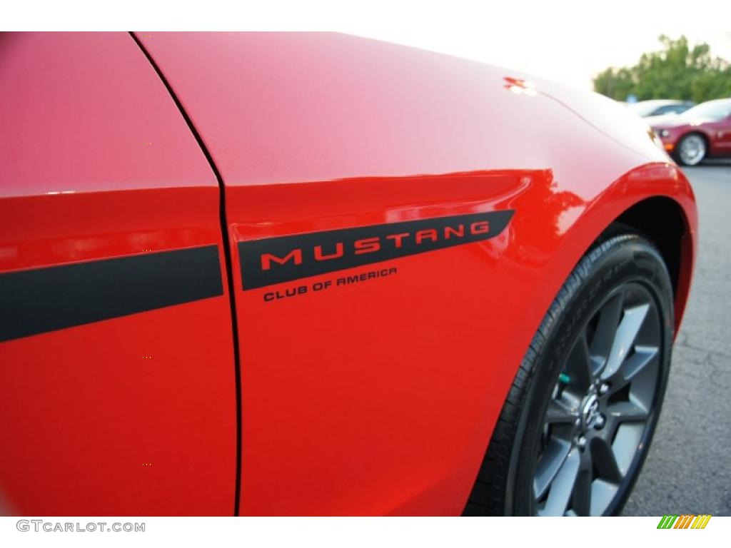 2012 Mustang V6 Mustang Club of America Edition Coupe - Race Red / Charcoal Black photo #16