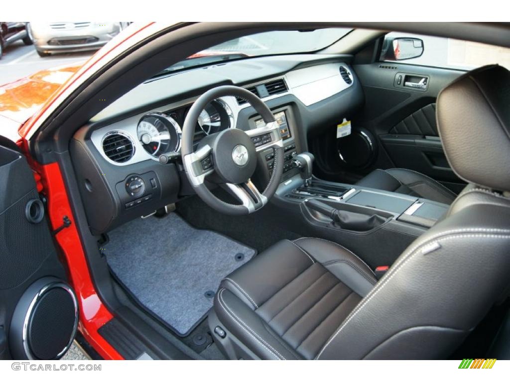 Charcoal Black Interior 2012 Ford Mustang V6 Mustang Club of America Edition Coupe Photo #49169210