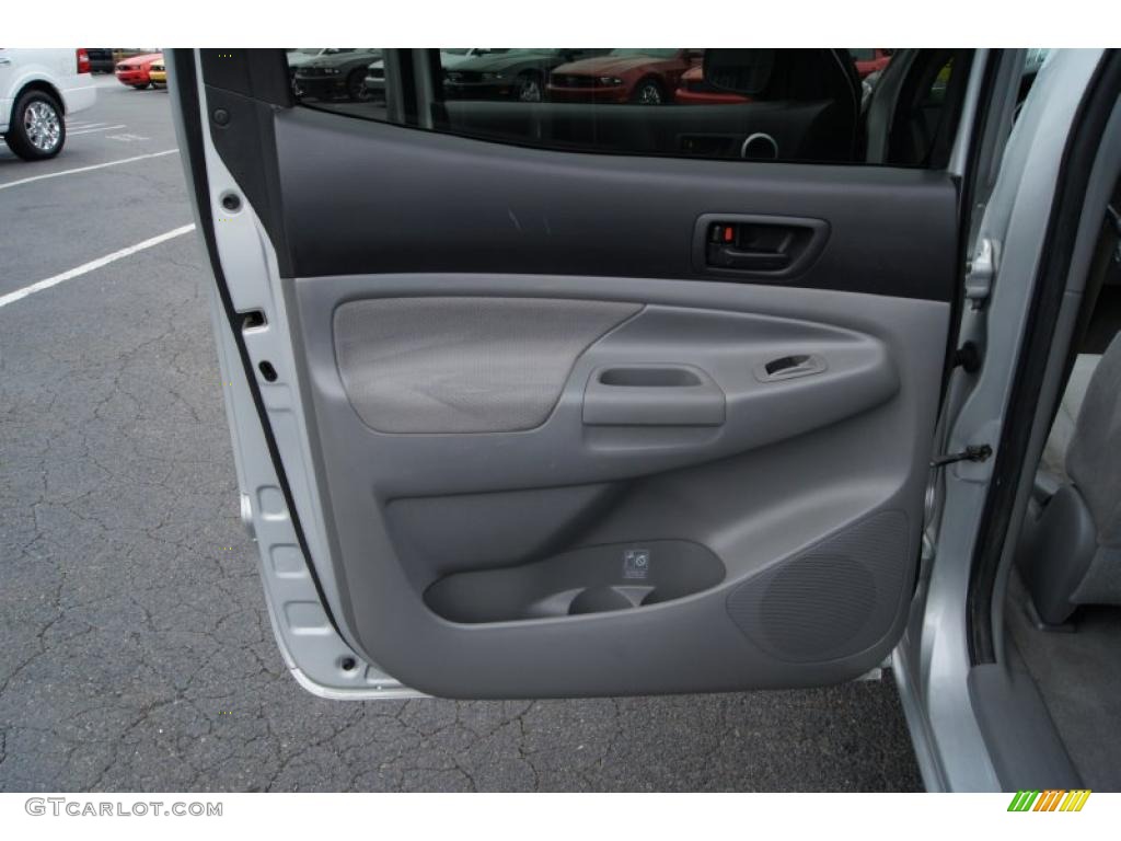 2006 Toyota Tacoma V6 Double Cab 4x4 Graphite Gray Door Panel Photo #49170149