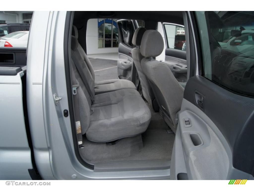 2006 Toyota Tacoma V6 Double Cab 4x4 Graphite Gray Door Panel Photo #49170194