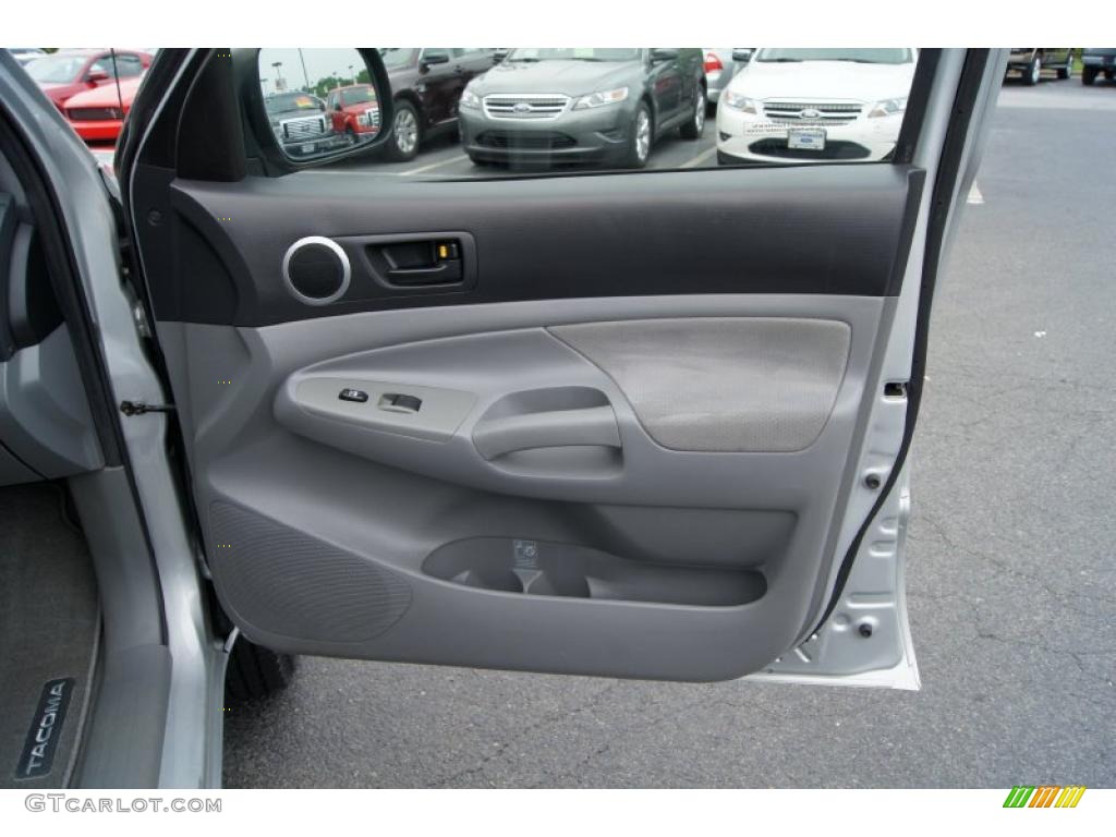 2006 Toyota Tacoma V6 Double Cab 4x4 Graphite Gray Door Panel Photo #49170242