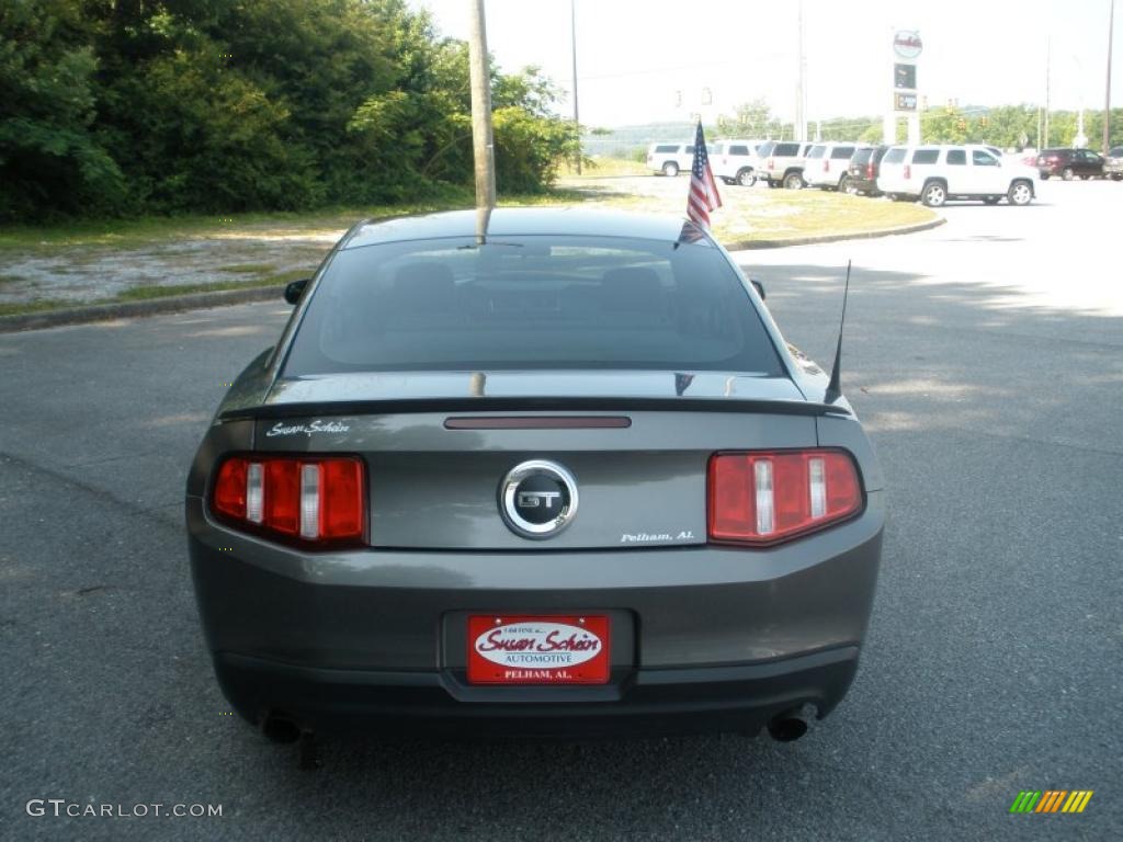 2011 Mustang V6 Premium Coupe - Sterling Gray Metallic / Stone photo #4