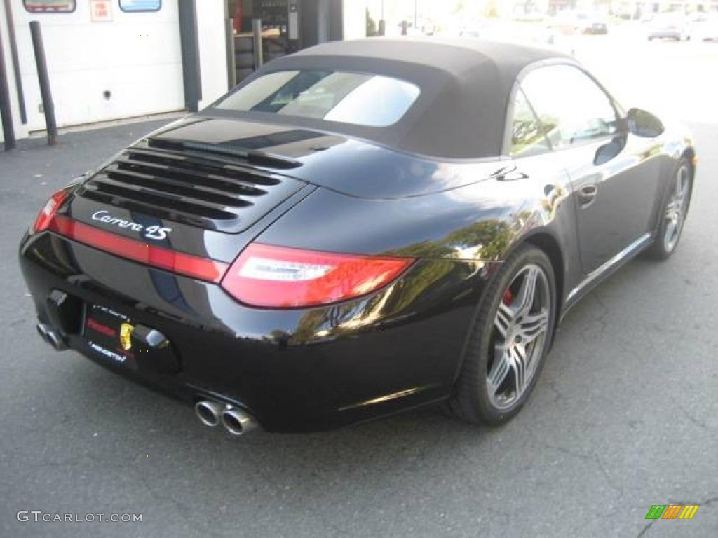 Black 2010 Porsche 911 Carrera 4S Cabriolet Exterior Photo #49170740