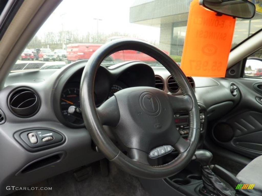 Dark Pewter Interior 2003 Pontiac Grand Am GT Coupe Photo #49172282