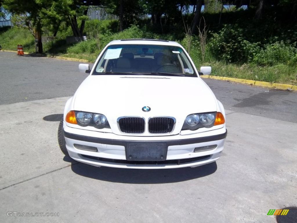 1999 3 Series 328i Sedan - Alpine White / Sand photo #10