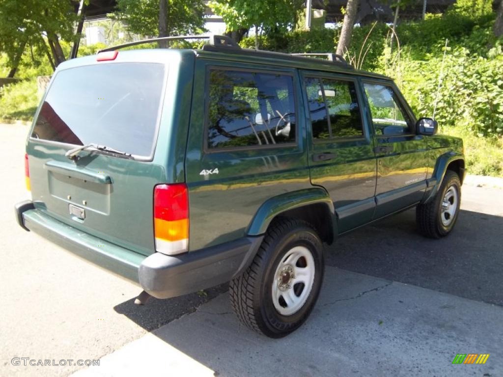 1999 Cherokee Sport 4x4 - Forest Green Pearl / Agate photo #5