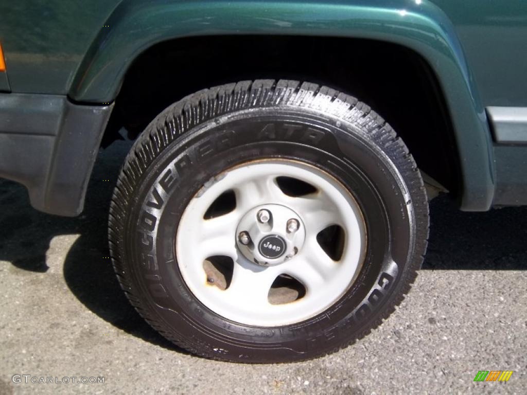 1999 Cherokee Sport 4x4 - Forest Green Pearl / Agate photo #6