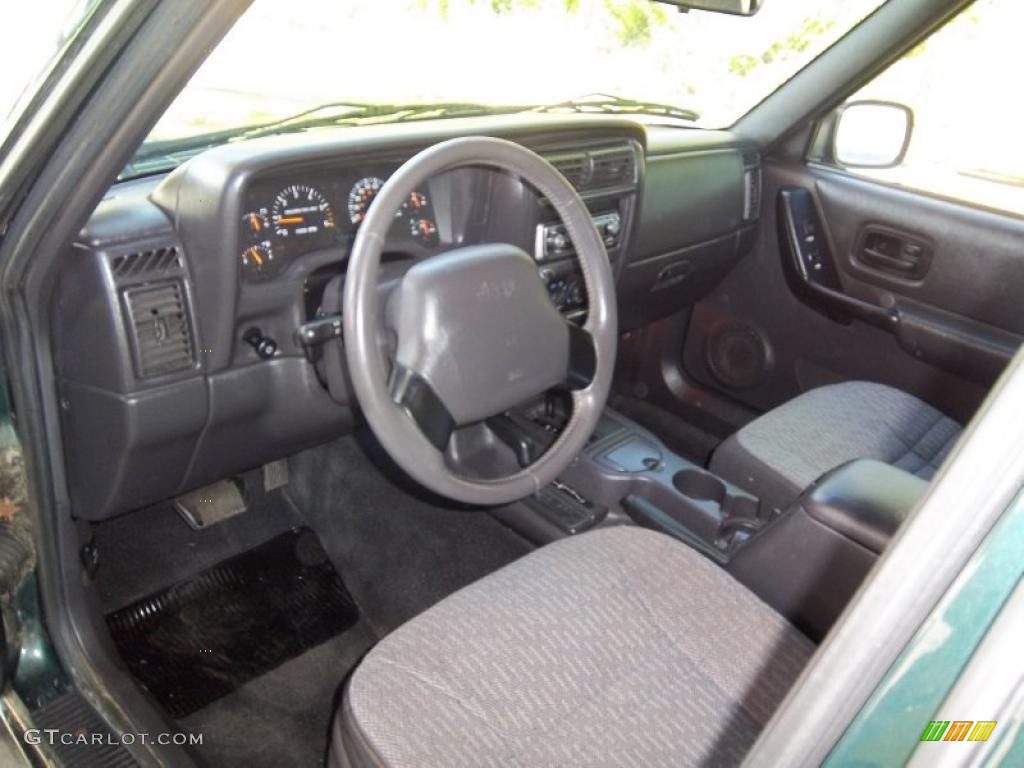 1999 Cherokee Sport 4x4 - Forest Green Pearl / Agate photo #7