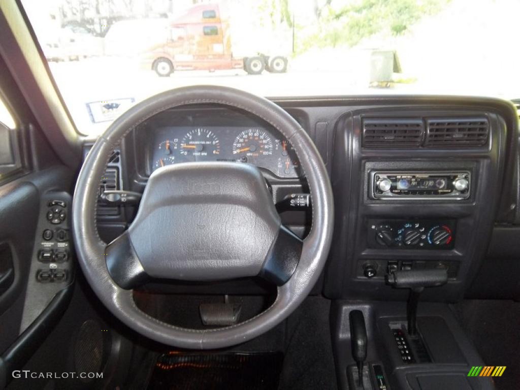 1999 Cherokee Sport 4x4 - Forest Green Pearl / Agate photo #14