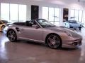 2008 GT Silver Metallic Porsche 911 Turbo Cabriolet  photo #2