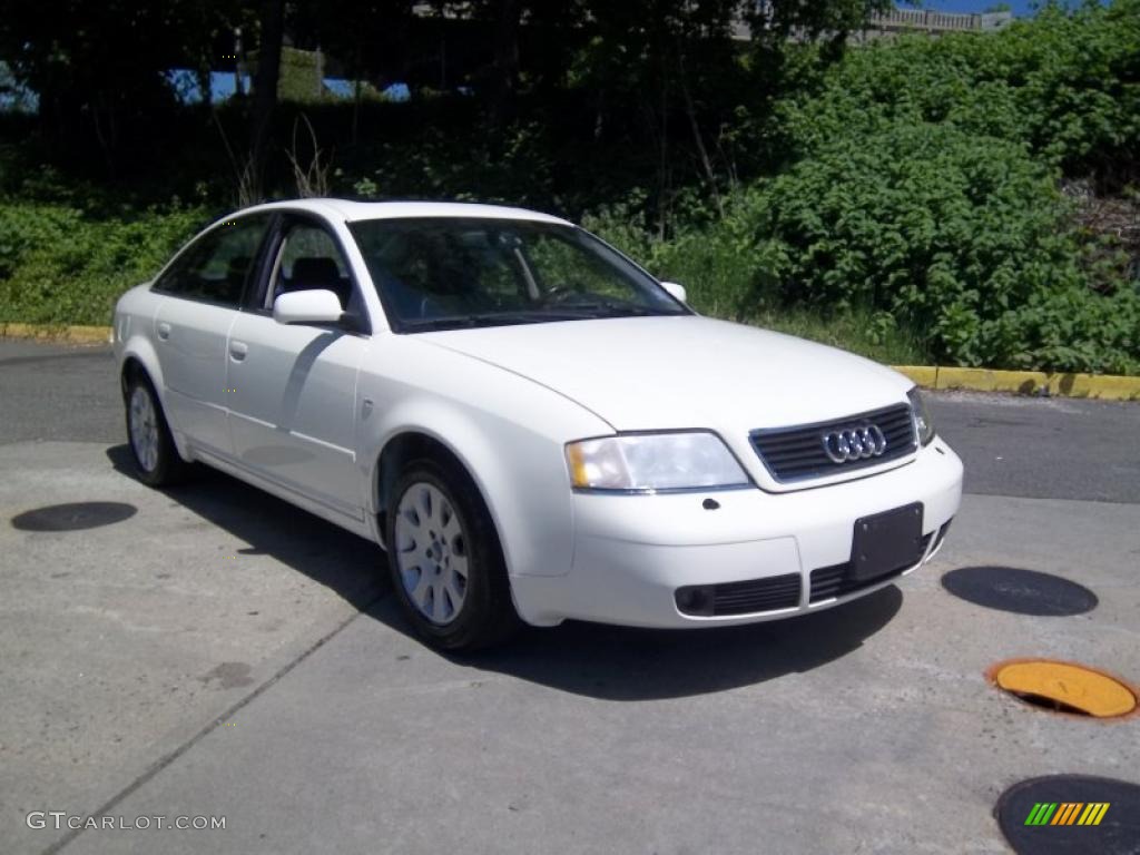 1999 A6 2.8 quattro Sedan - Casablanca White / Royal Blue photo #9