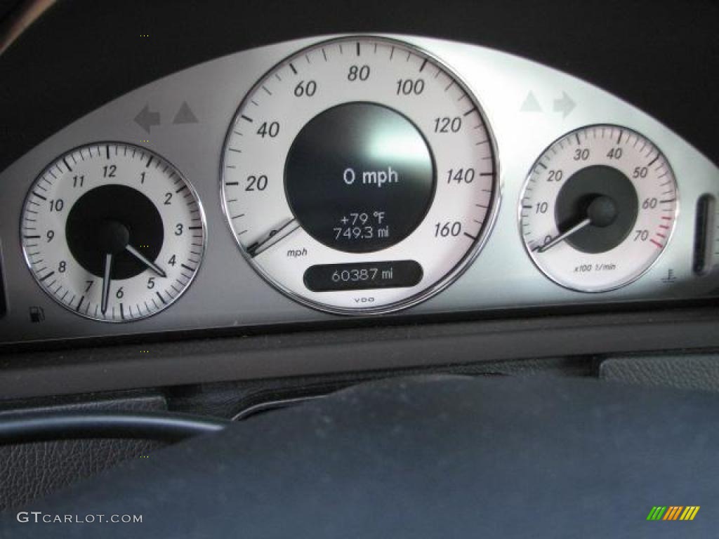 2007 Mercedes-Benz CLK 550 Coupe Gauges Photo #49173467