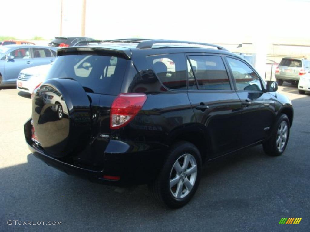 2008 RAV4 Limited V6 4WD - Black / Ash photo #4