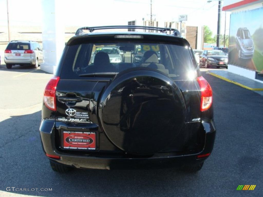 2008 RAV4 Limited 4WD - Black / Taupe photo #5