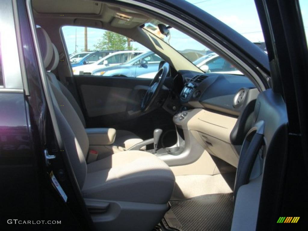2008 RAV4 Limited 4WD - Black / Taupe photo #8