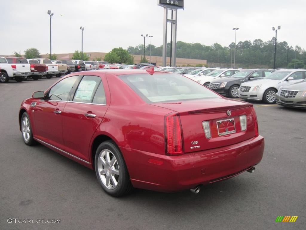 2011 STS V6 Luxury - Crystal Red Tintcoat / Cashmere/Dark Cashmere photo #3
