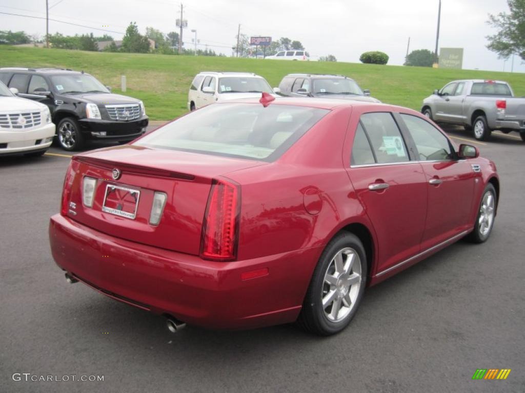 2011 STS V6 Luxury - Crystal Red Tintcoat / Cashmere/Dark Cashmere photo #5